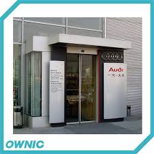 china automatic glass sliding door of