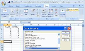 Excel 2007 Two Variable Regression