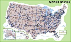 Please refer to the nations online. Free Road Map Of Usa United States Of America
