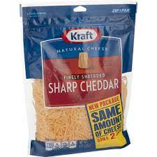 kraft sharp cheddar shredded cheese