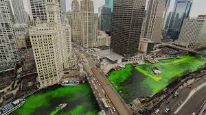 Patrick's day with us at porter on saturday, march 14th! Grunfarbung Des Chicago River Zum St Patrick S Day