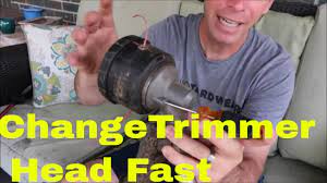 How to Replace a String Trimmer Head - YouTube