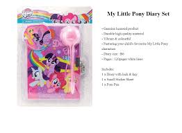my little pony diary set lazada