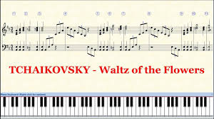 Piano Tutorial Sheet - TCHAIKOVSKY Waltz of the Flowers (Nutcracker) - HD -  YouTube