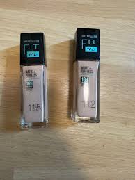maybelline fit me foundation shade 115