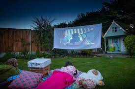 outdoor cinema in your garden