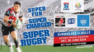 sunwolves and bulls take on the