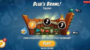 Angry Birds 2 Daily challenge Today | Blue's Brawl! Tuesday challenge Today  - Gameplay - Gameign