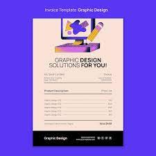 flat design graphic design template