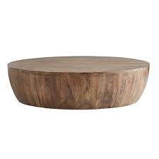 48 Round Wood Coffee Table
