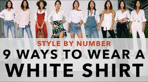 9 ways to wear a white shirt style by