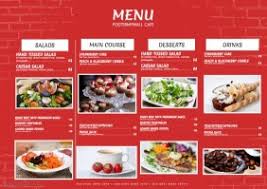 Design Restaurant Menus With Free Templates Postermywall