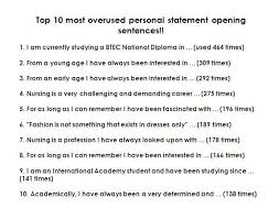 Sample Personal Statement for Medical School      Examples in PDF SlidePlayer Nursing School Personal Statement Sample by pssamples    