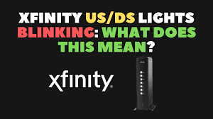 xfinity us ds lights blinking what you