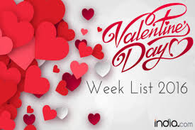 We do know that february has long been celebrated as a. Valentine Week List 2016 Rose Day Propose Day Kiss Day Complete List Of Days To Celebrate Till Valentine S Day India Com