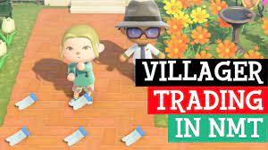 trading villager in crossing