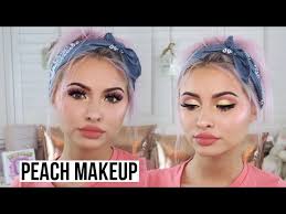 chit chat grwm peach makeup tutorial