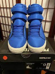 supra tk society royal blue nylon size