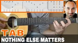 Nothing else matters (6) by metallica. Nothing Else Matters Guitar Tab Youtube