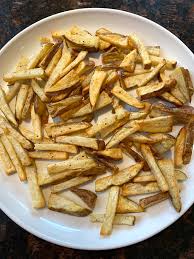 homemade french fries in the air fryer
