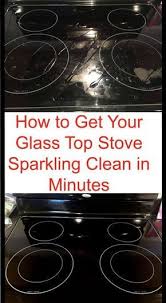 glass stovetop sparkling clean