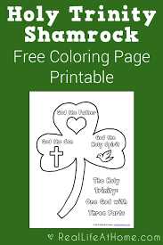 Tree of life st patricks day coloring pages. Holy Trinity Shamrock Coloring Page Printable St Patricks Sunday School St Patricks Day Crafts For Kids St Patrick S Day Crafts