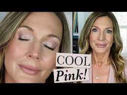 spring makeup tutorial cool pink
