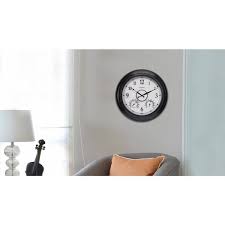 Led Illuminated Outdoor Wall Clock