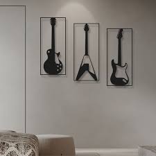 Metal Decor Guitar Wall Decor