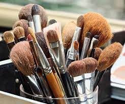 never cleaning your makeup brushes