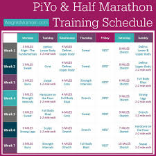 piyo half marathon training plan