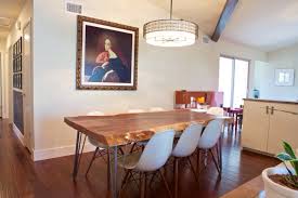 This huge dining table was made from a salvaged california redwood tree. Our Diy Live Edge Dining Room Table Remodelicious