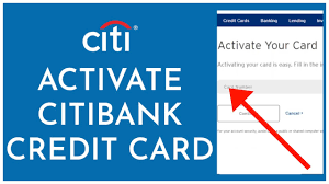 activate citibank credit card