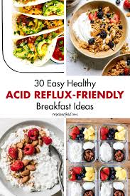 acid reflux friendly breakfast ideas