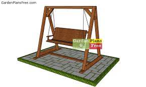 A Frame Porch Swing Stand Free Diy