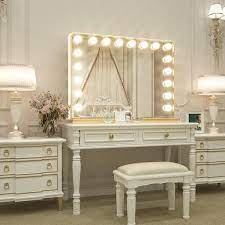 dimmable lighted mirror