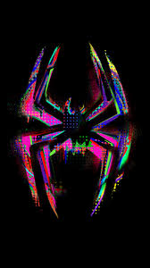 across the spider verse logo 4k