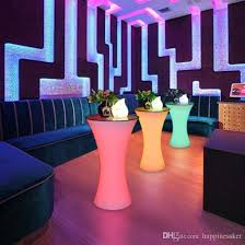 Led Illuminated Cocktail Table Lounge