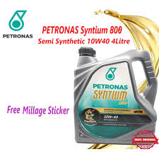 Een gamma hoogtechnologische smeermiddelen dat de vereisten. Petronas Syntium 800 10w 40 10w40 Semi Synthetic Sn Cf Engine Oil 4l Shopee Malaysia