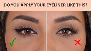 how to apply eyeliner the right way