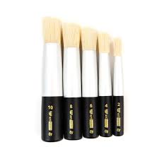 dabbing brush set 5 pcs sizes 5 25