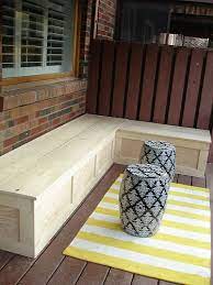 How To Build An Outdoor Bench L Shaped