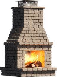 See Thru 2 Sided Outdoor Fireplace Kits