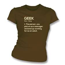 geek definition womens slim fit t shirt