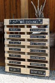diy wedding pallet signs