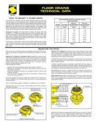floor drains jay r smith mfg co