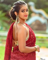Divyansha kaushik images at majili pre release event. Kannada Model Sonu Surabhi In Red Saree Pics South Indian Actress