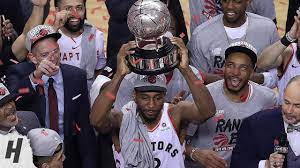 With the win, the hawks advance on to face the milwaukee bucks in the eastern conference finals with game 1 of that series scheduled for wednesday night at 8:30 p.m. Toronto Raptors Trophy Presentation Ceremony 2019 Eastern Conference Finals Champions Youtube