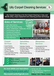 lilly carpet cleaning services pasig