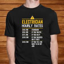 funny electrician hourly rates lineman